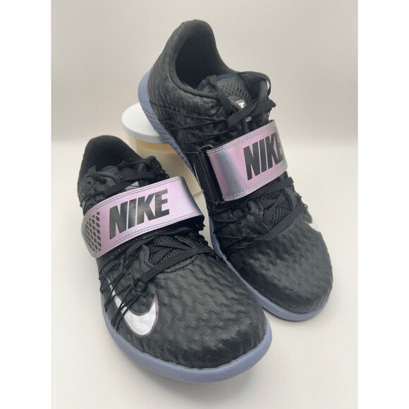 Nike Triple Jump Elite Women's Track Spikes 705394-003 Black/Indigo Fog Size 9.5 - Picture 1 of 10